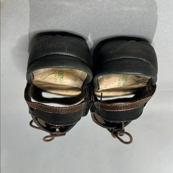 Naot Black and Brown Women's Sandals | size 39 | (1520) - Picture 5 of 12